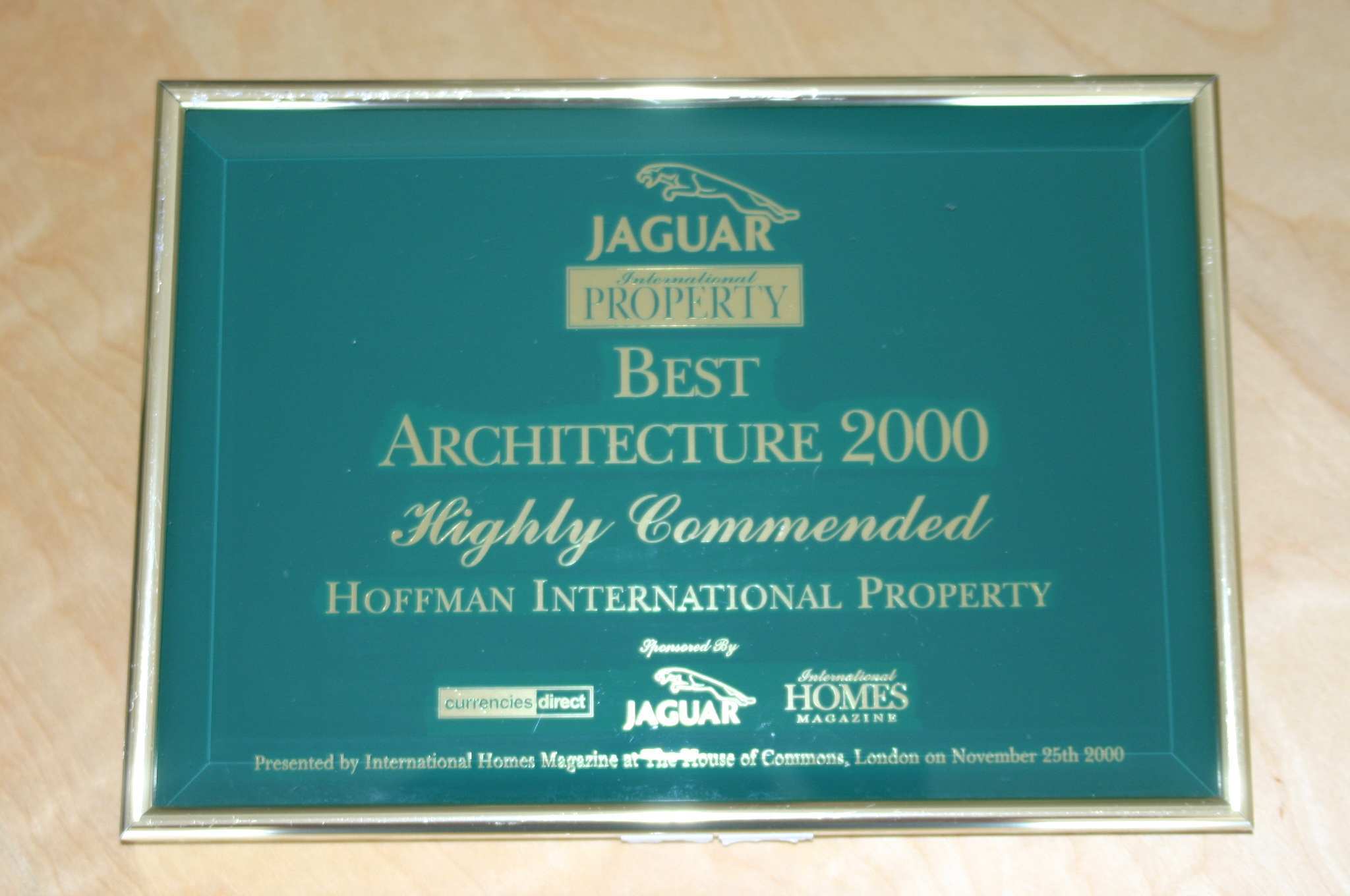 Architecture Award - 2000