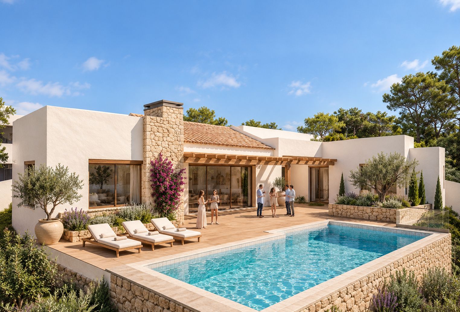 Villa neuve exclusive avec vue sur mer à Tosalet 5 – Jávea Votre maison de rêve – conçue sur mesure, prête à construire immédiatement